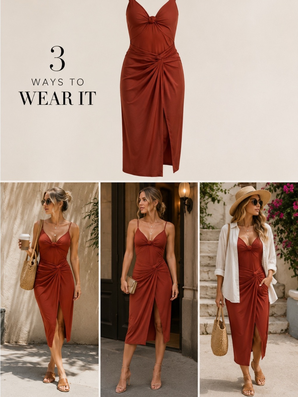 Express Body Contour Twist Front 2-Piece Set Burgundy Small